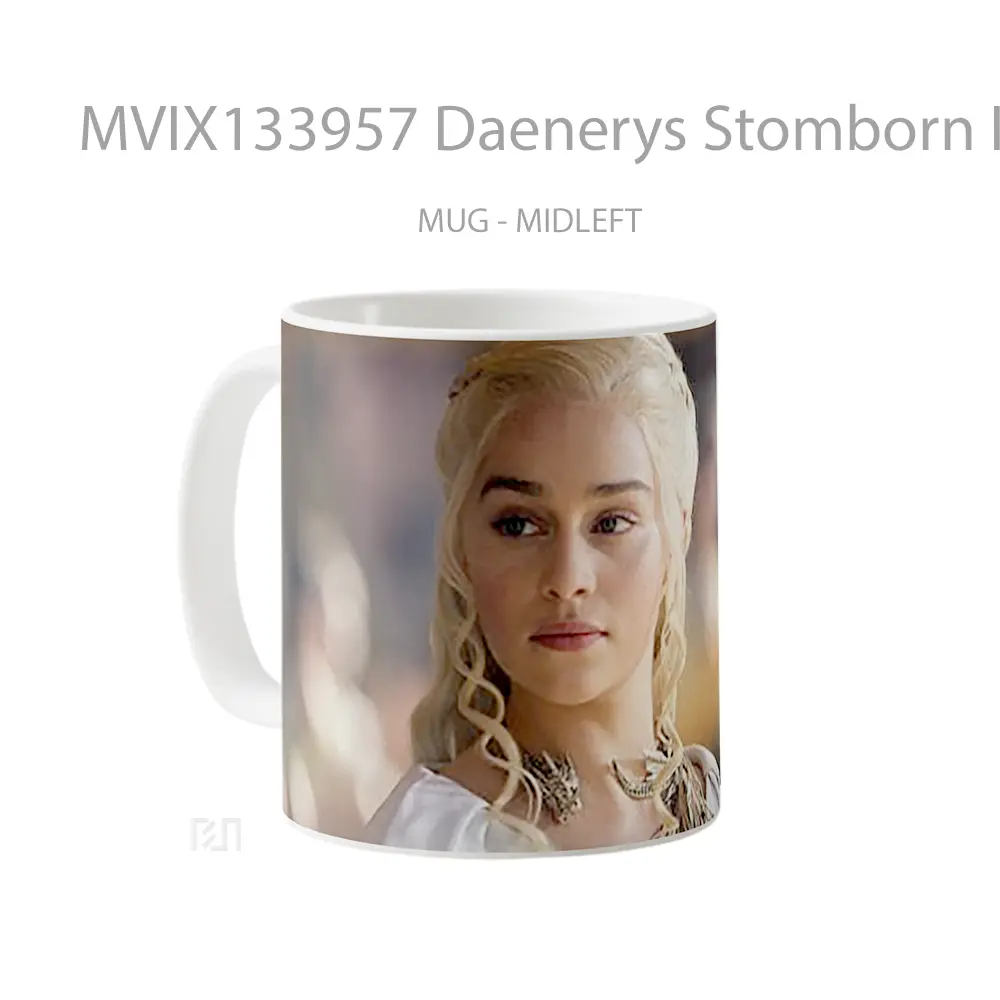 Mug Daenerys Stomborn In Game Of Thrones Cangkir Gamer - All-side / Desain