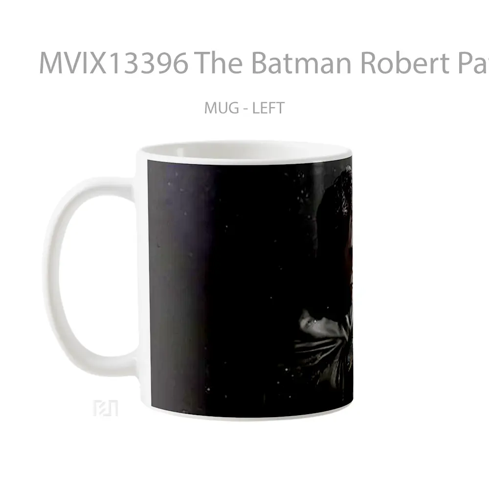 Mug The Batman Robert Pattinson Mask Off Gelas Superhero - All-side / Desain