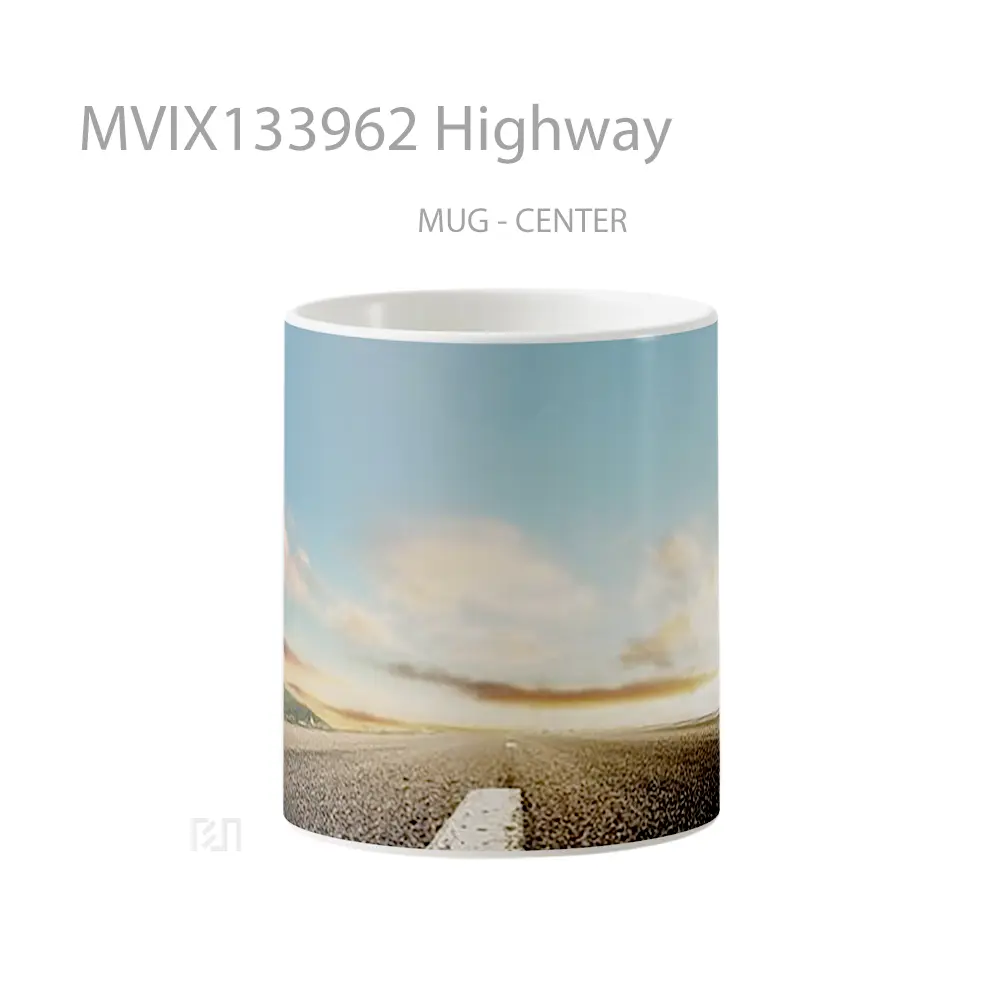Mug Highway Gelas Keramik Unik