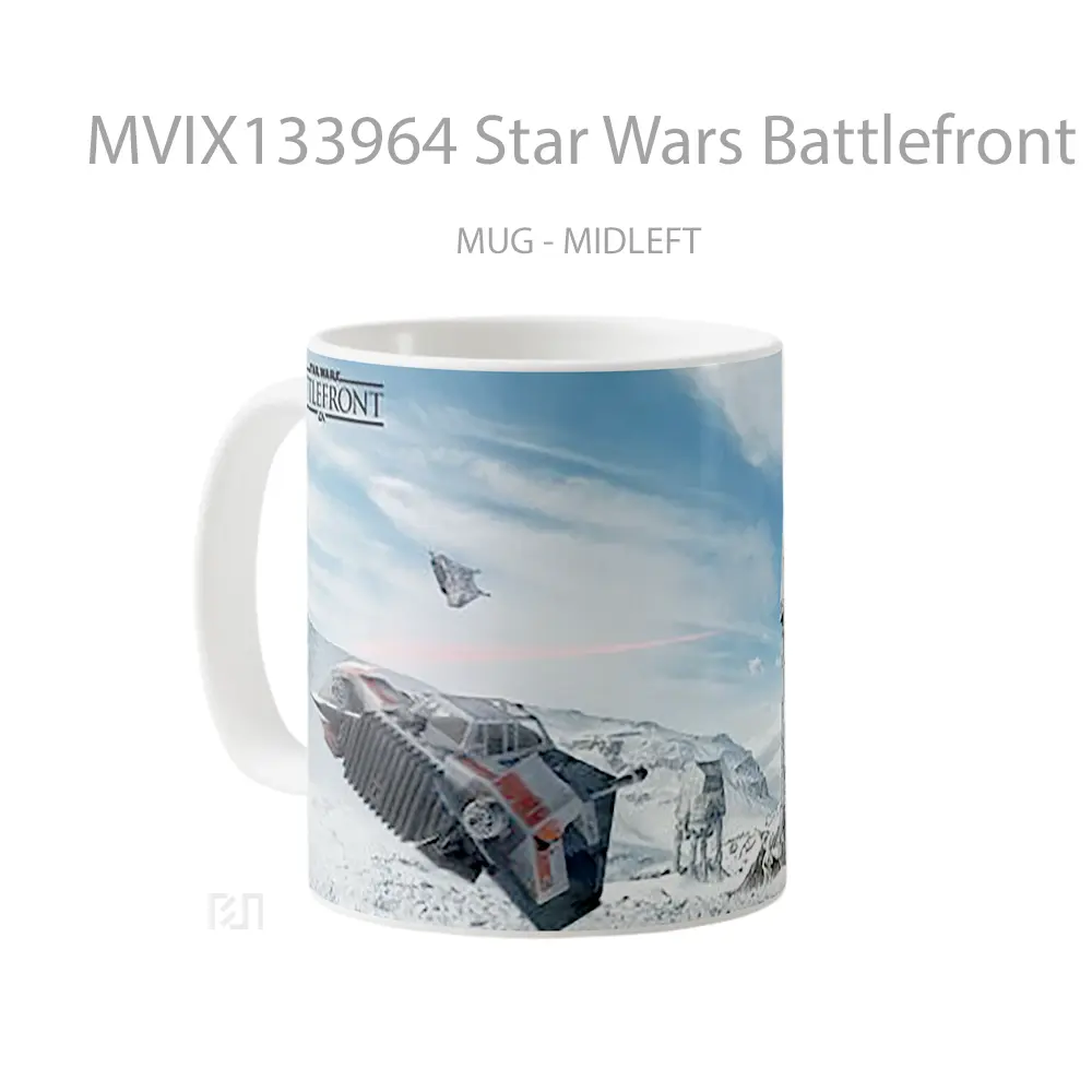 Mug Star Wars Battlefront Game Gelas Star Wars - Tampak Tengah