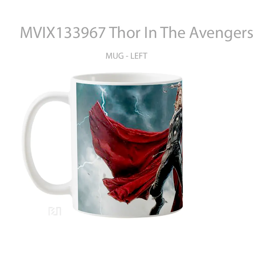 Mug Thor In The Avengers Gelas Superhero - All-side / Desain