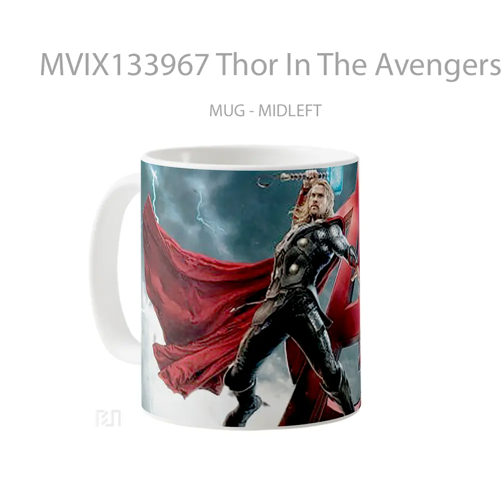 Mug Thor In The Avengers Gelas Superhero - All-side / Desain