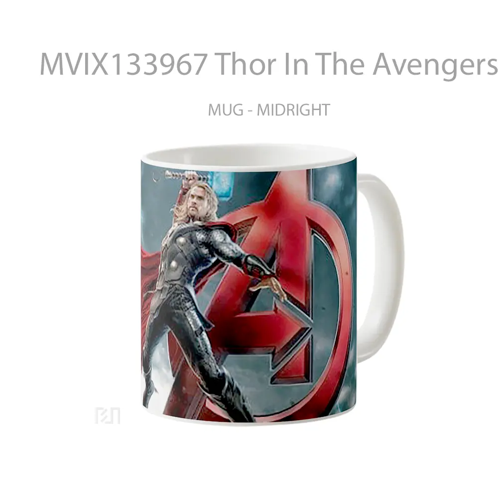Mug Thor In The Avengers Gelas Superhero - All-side / Desain