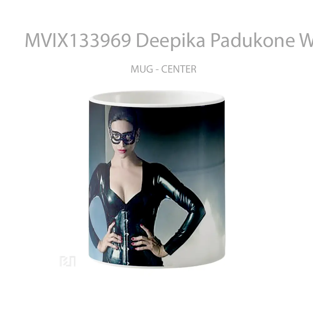 Mug Deepika Padukone With Mask Gelas Keramik Unik