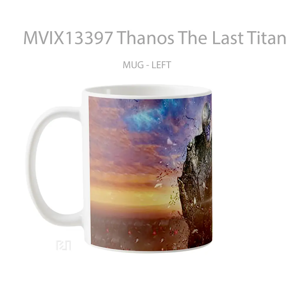 Mug Thanos The Last Titan Gelas Keramik Unik - All-side / Desain