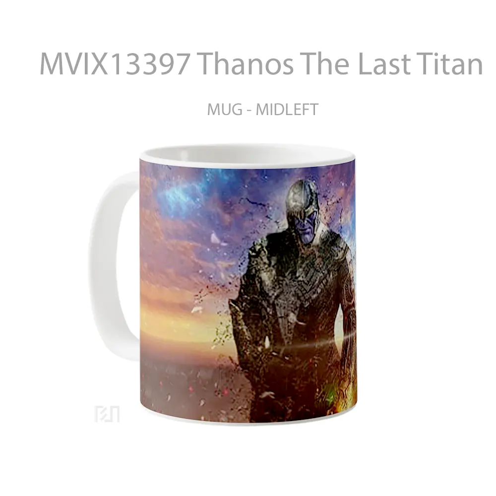 Mug Thanos The Last Titan Gelas Keramik Unik - All-side / Desain