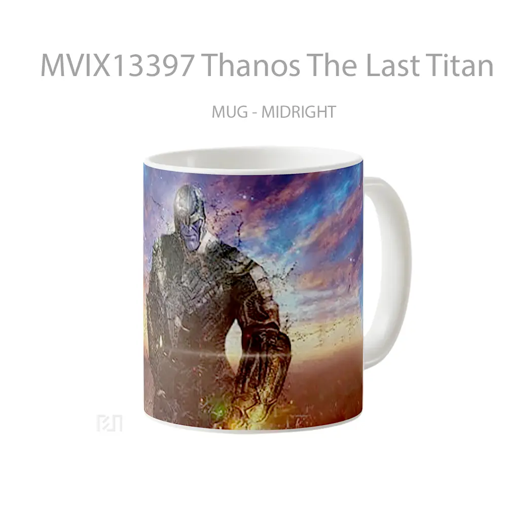 Mug Thanos The Last Titan Gelas Keramik Unik - All-side / Desain