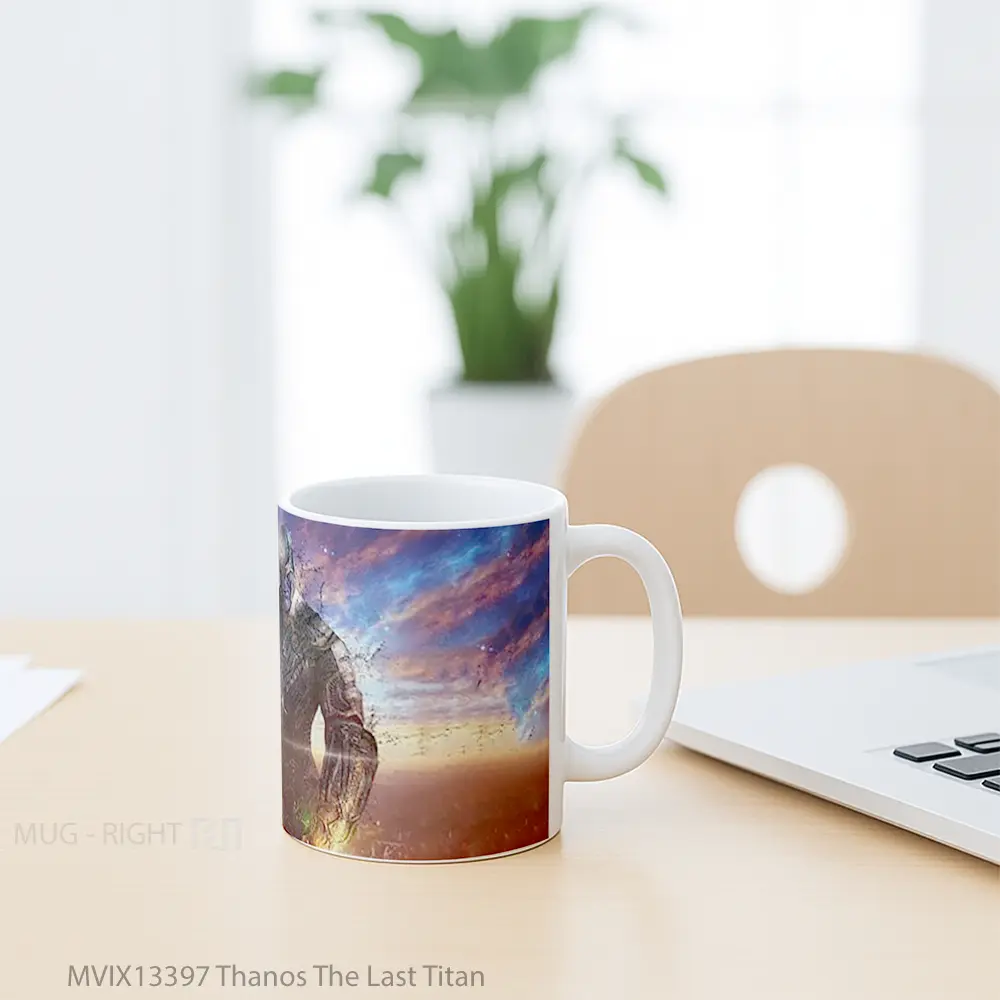 Mug Thanos The Last Titan Gelas Keramik Unik - All-side / Desain