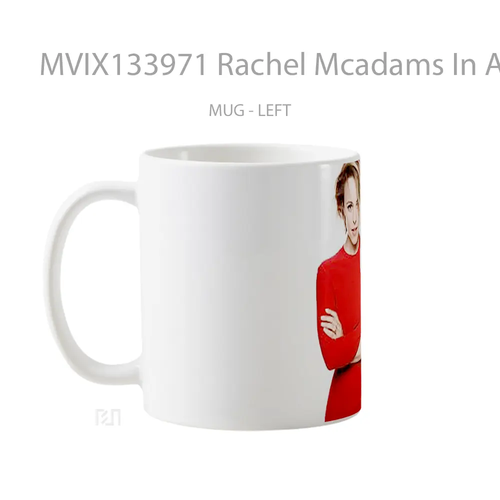 Mug Rachel Mcadams In A Red Dress Gelas Keramik Unik - All-side / Desain