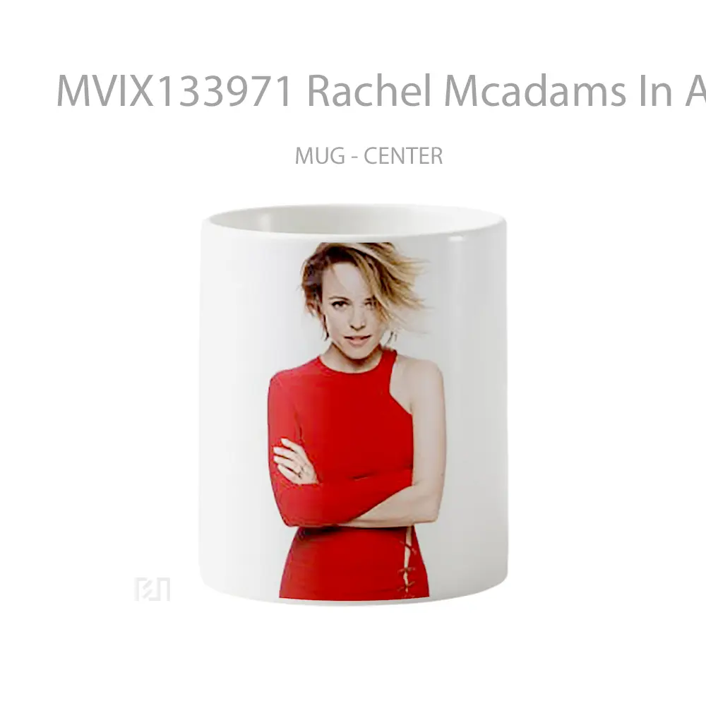 Mug Rachel Mcadams In A Red Dress Gelas Keramik Unik
