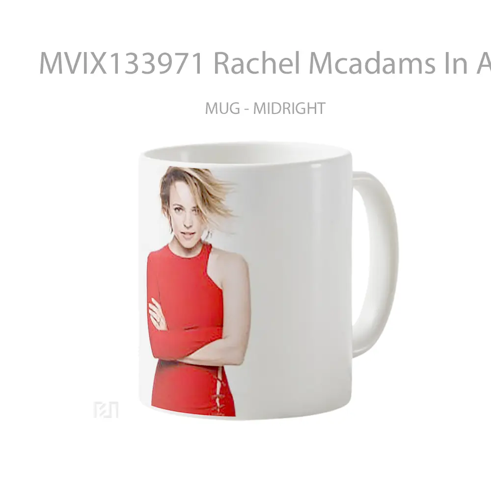 Mug Rachel Mcadams In A Red Dress Gelas Keramik Unik - All-side / Desain