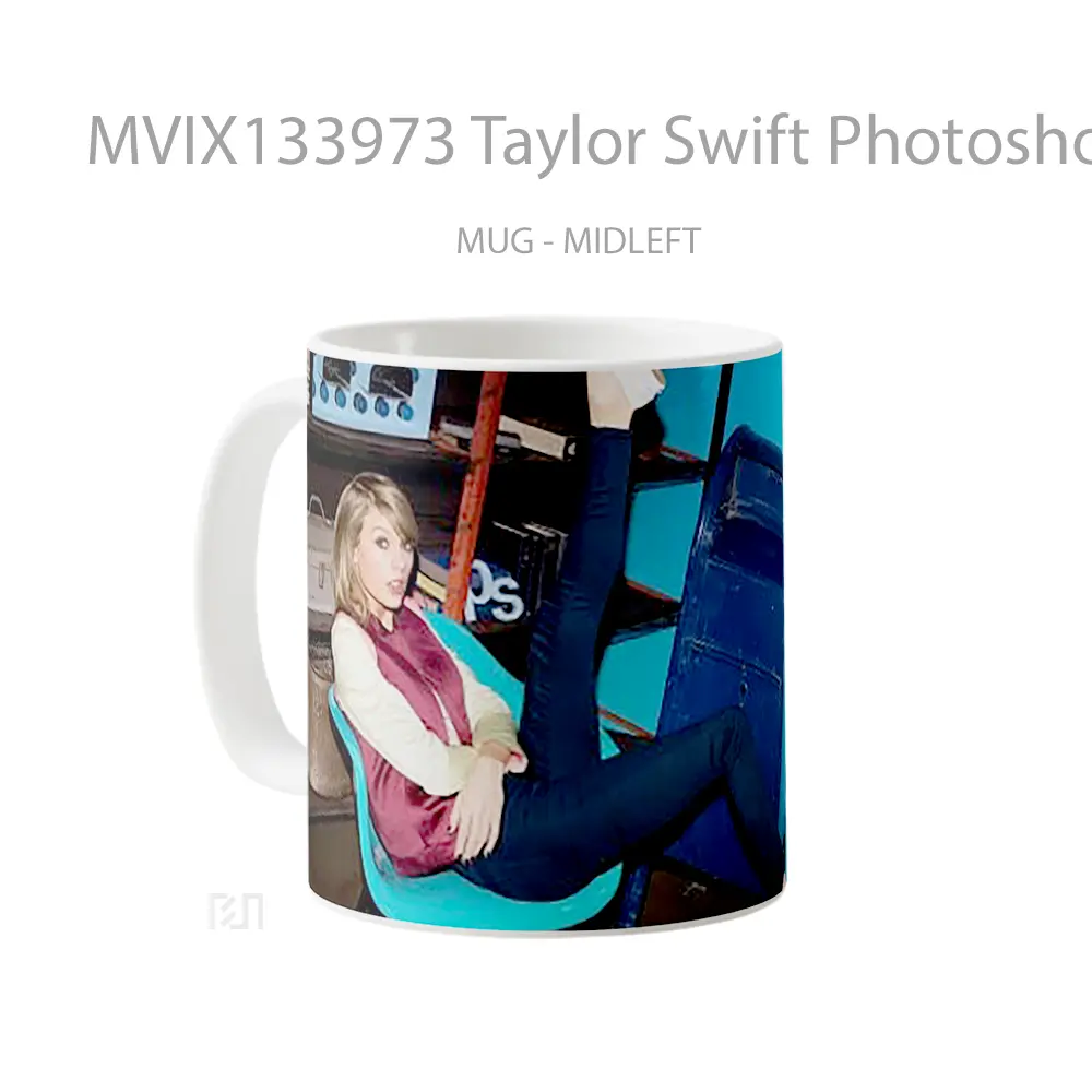 Mug Taylor Swift Photoshoot For Keeds Gelas Selebriti - All-side / Desain
