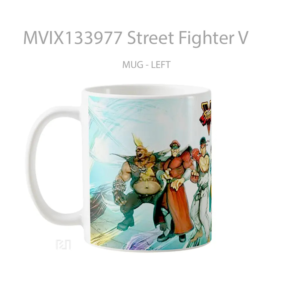 Mug Street Fighter V Cangkir Gamer - All-side / Desain