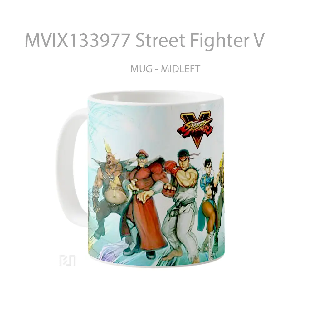 Mug Street Fighter V Cangkir Gamer - All-side / Desain