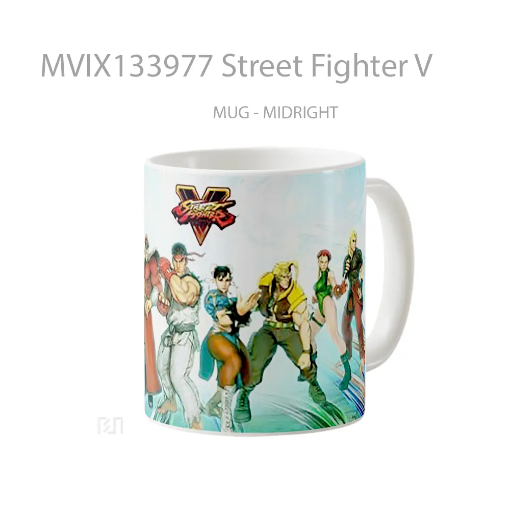 Mug Street Fighter V Cangkir Gamer - All-side / Desain