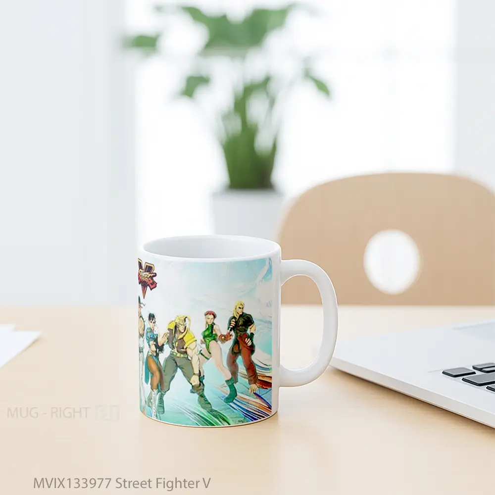 Mug Street Fighter V Cangkir Gamer - All-side / Desain