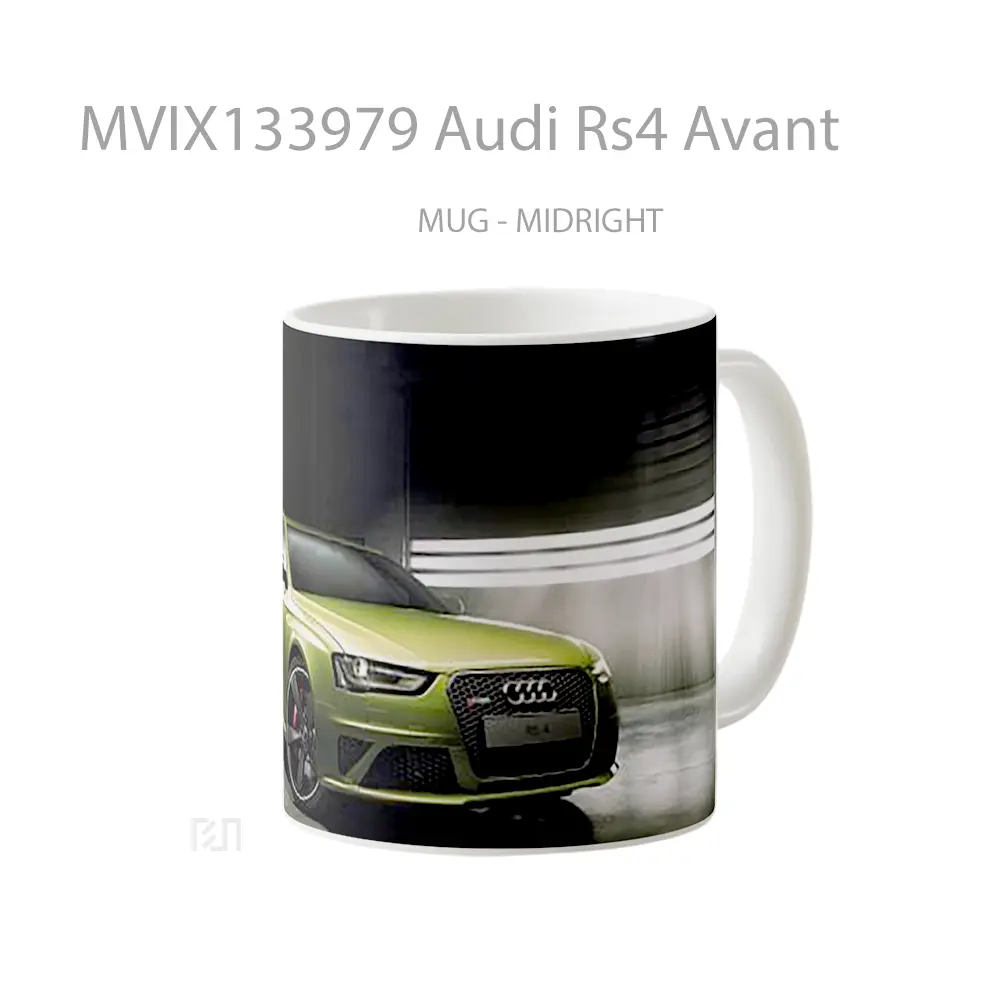 Mug Audi Rs4 Avant Cangkir Mobil - All-side / Desain