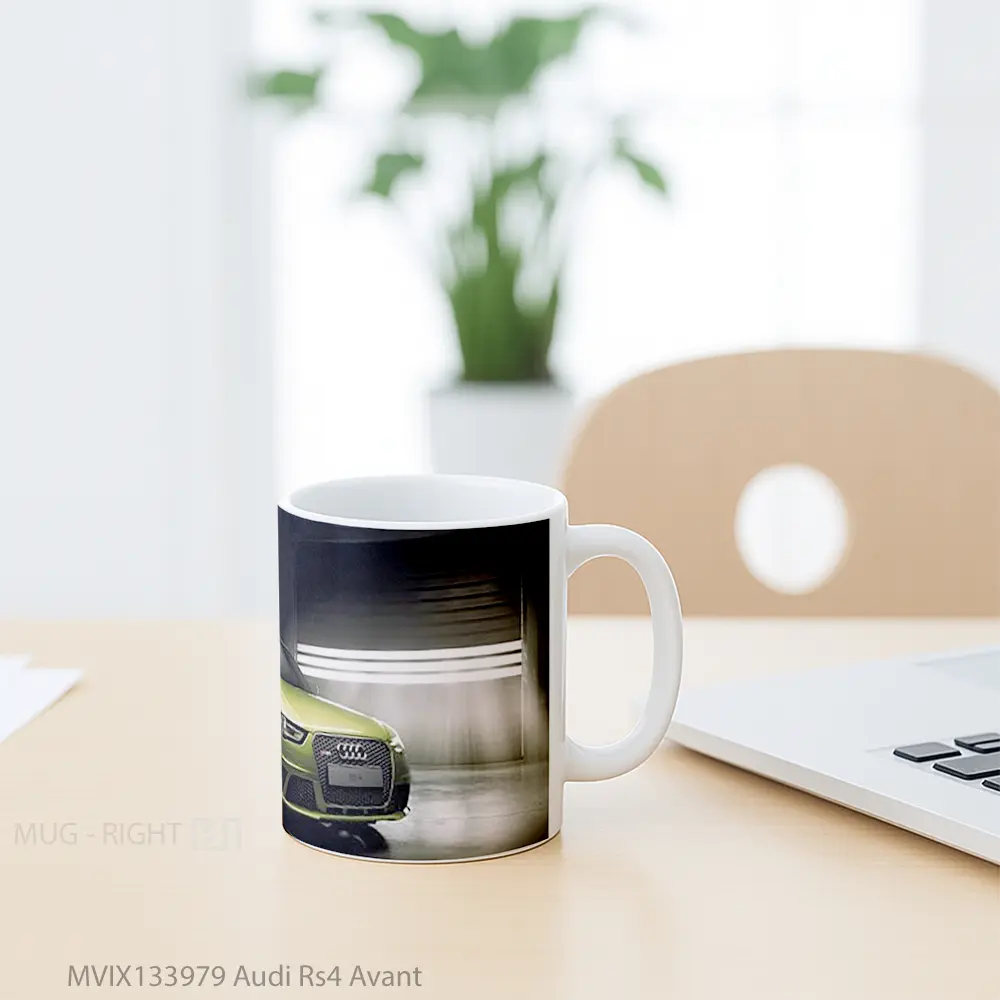 Mug Audi Rs4 Avant Cangkir Mobil - All-side / Desain