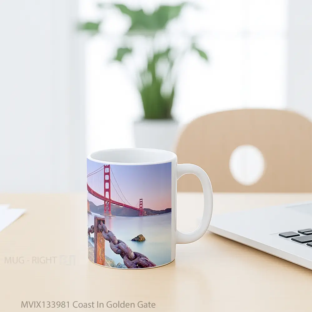Mug Coast In Golden Gate Gelas Keramik Unik - All-side / Desain