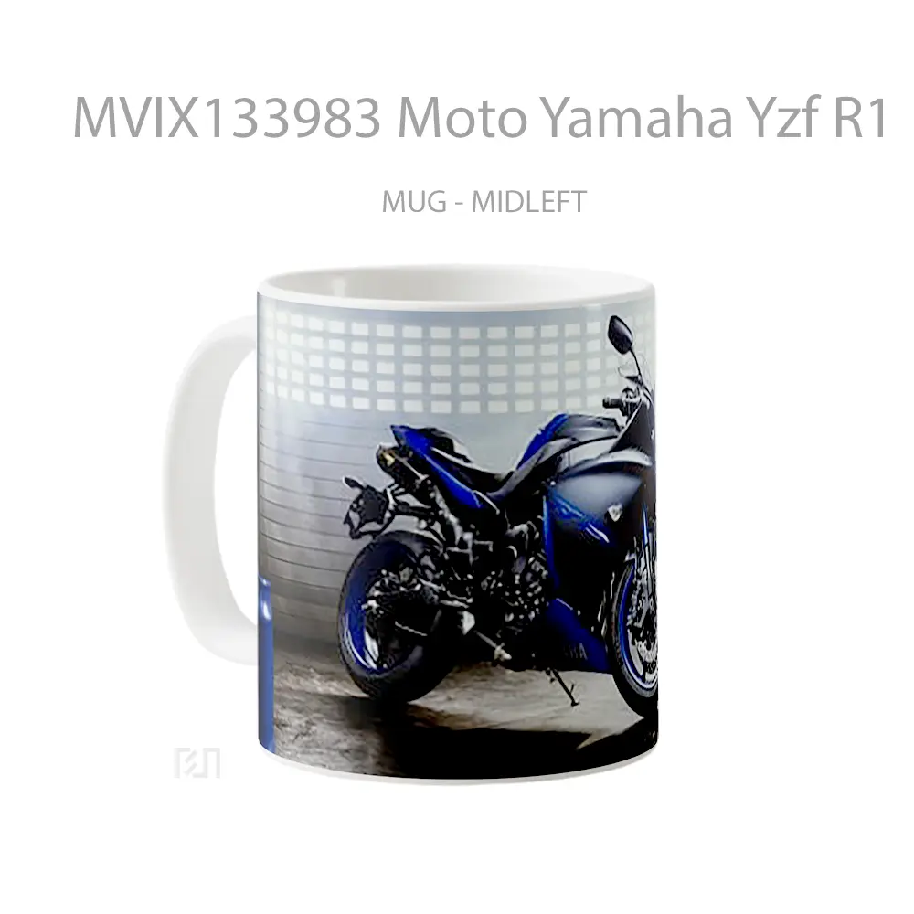 Mug Moto Yamaha Yzf R1 Gelas Keramik Unik - All-side / Desain