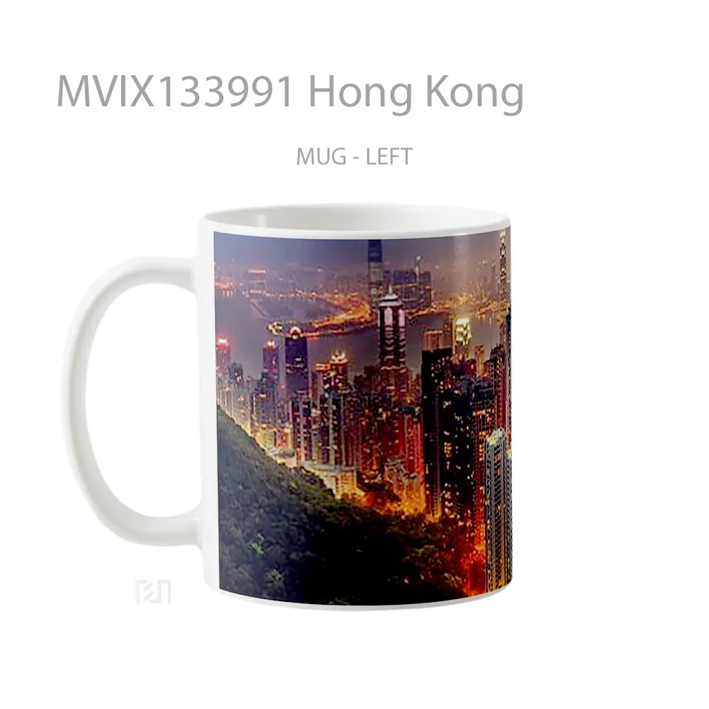 Mug Hong Kong Gelas Keramik Unik - All-side / Desain