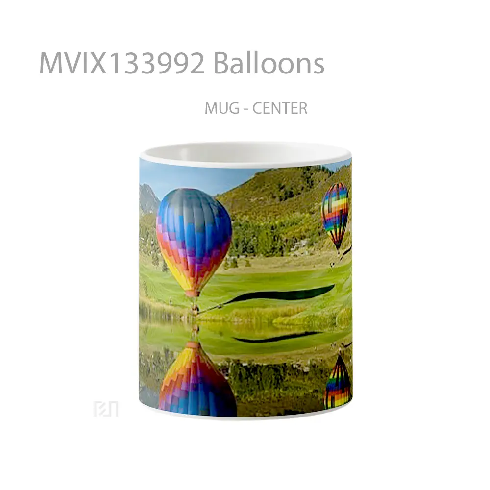 Mug Balloons Gelas Keramik Unik