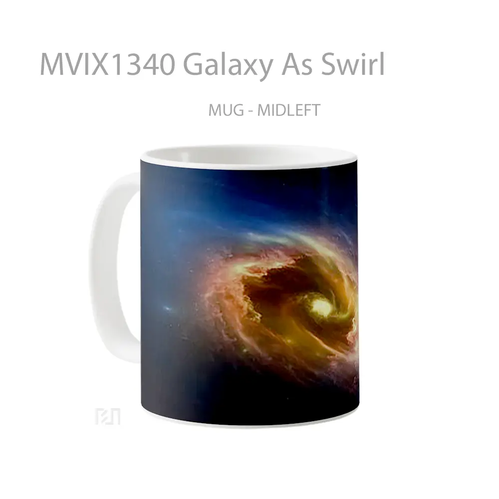 Mug Galaxy As Swirl Gelas Astronomi - All-side / Desain