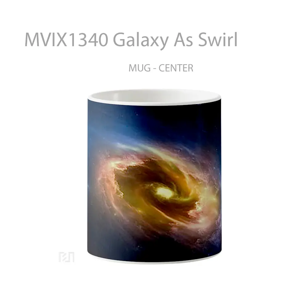 Mug Galaxy As Swirl Gelas Astronomi