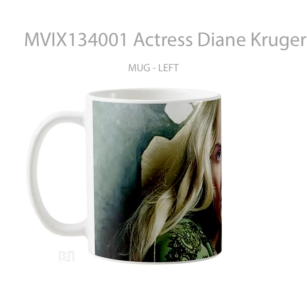 Mug Actress Diane Kruger Gelas Keramik Unik - All-side / Desain