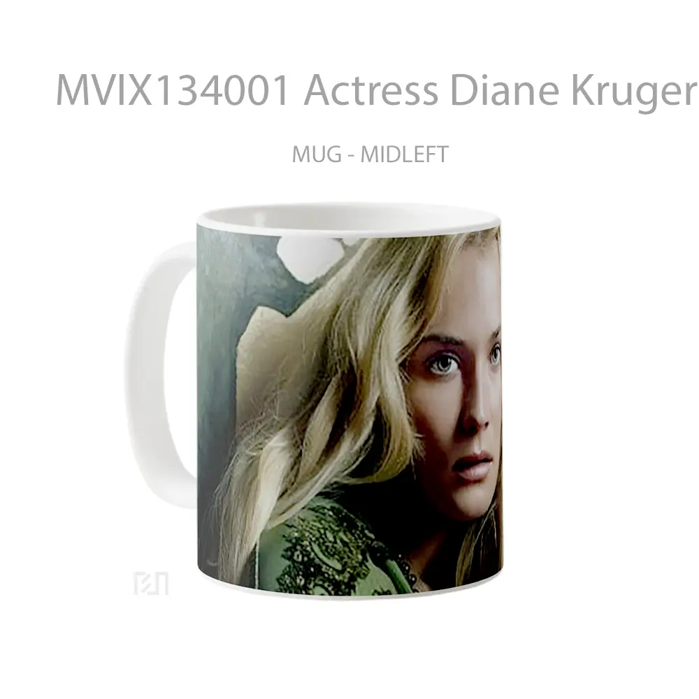 Mug Actress Diane Kruger Gelas Keramik Unik - All-side / Desain