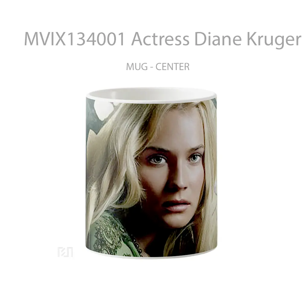 Mug Actress Diane Kruger Gelas Keramik Unik