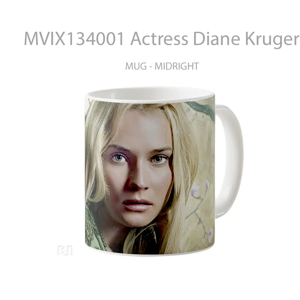 Mug Actress Diane Kruger Gelas Keramik Unik - All-side / Desain