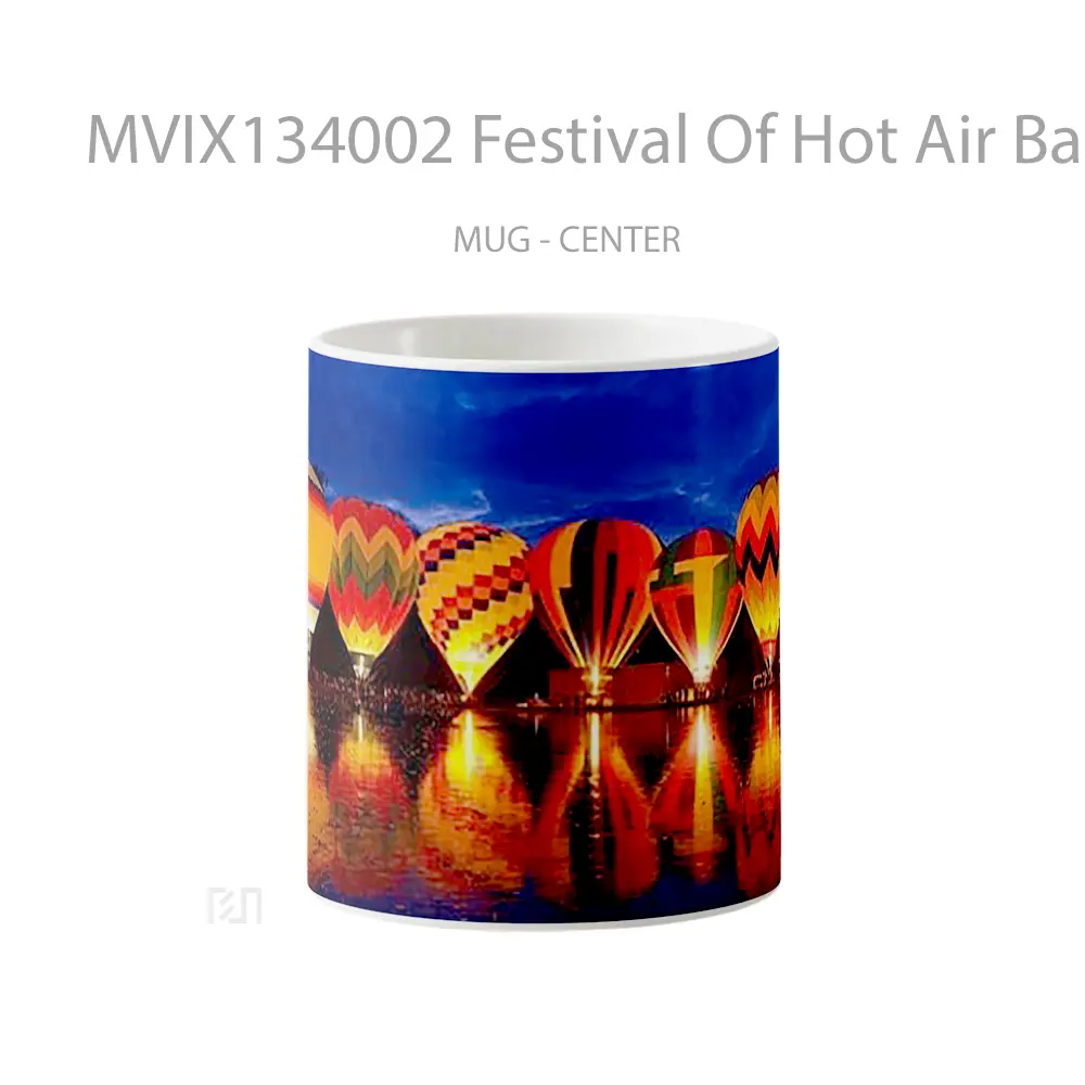 Mug Festival Of Hot Air Balloons Gelas Keramik Unik