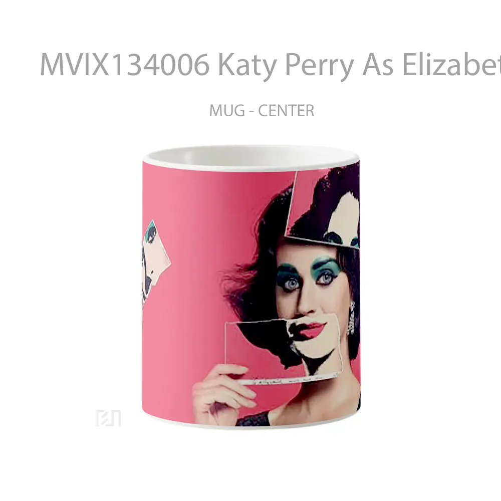 Mug Katy Perry As Elizabeth Taylor Gelas Selebriti