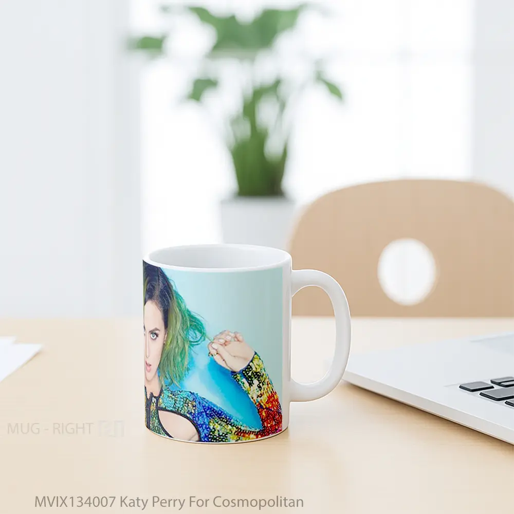 Mug Katy Perry For Cosmopolitan Gelas Keramik Unik - All-side / Desain