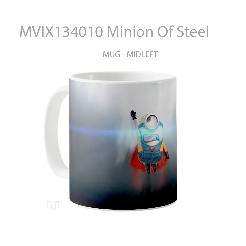 Mug Minion Of Steel Gelas Kartun - All-side / Desain