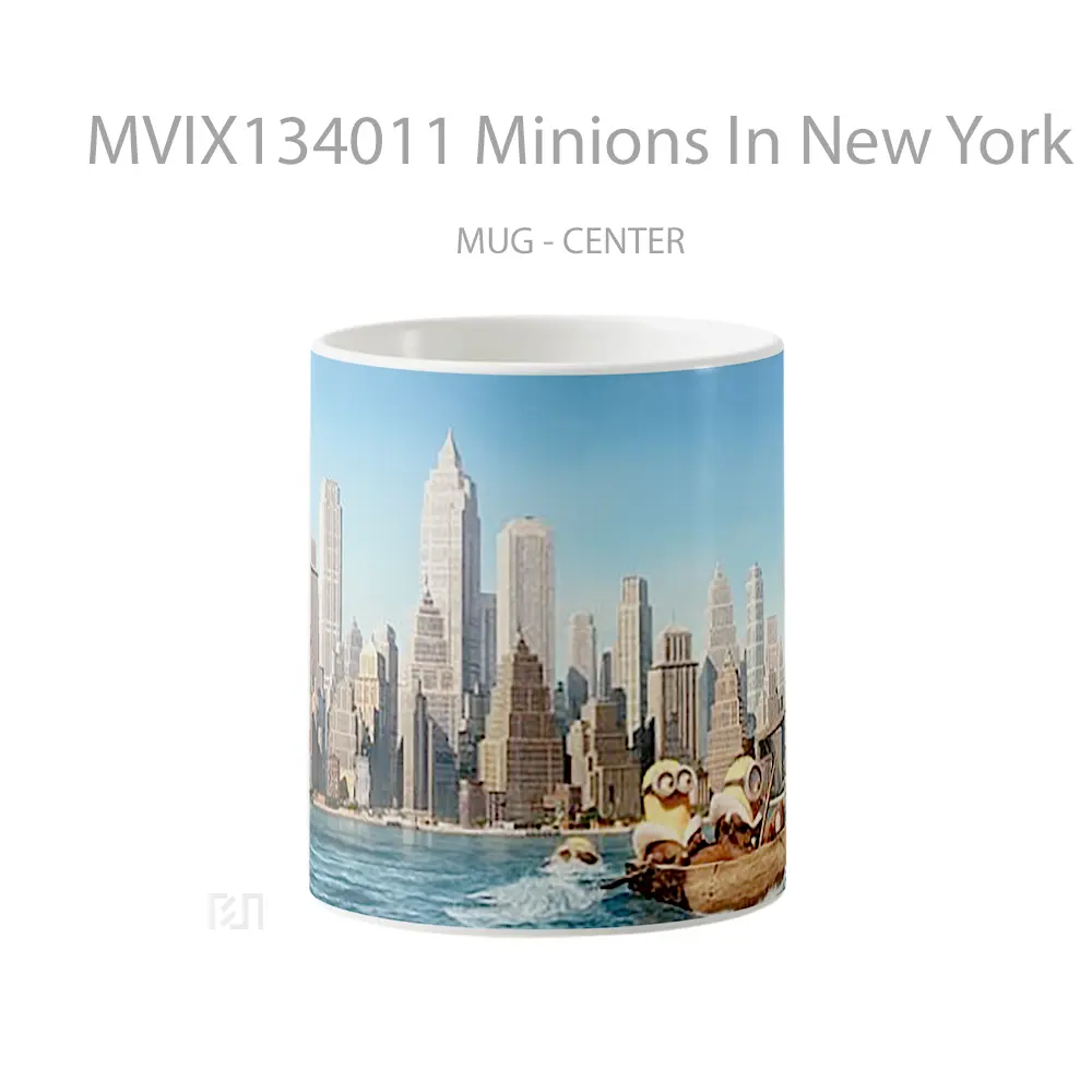 Mug Minions In New York Gelas Kartun