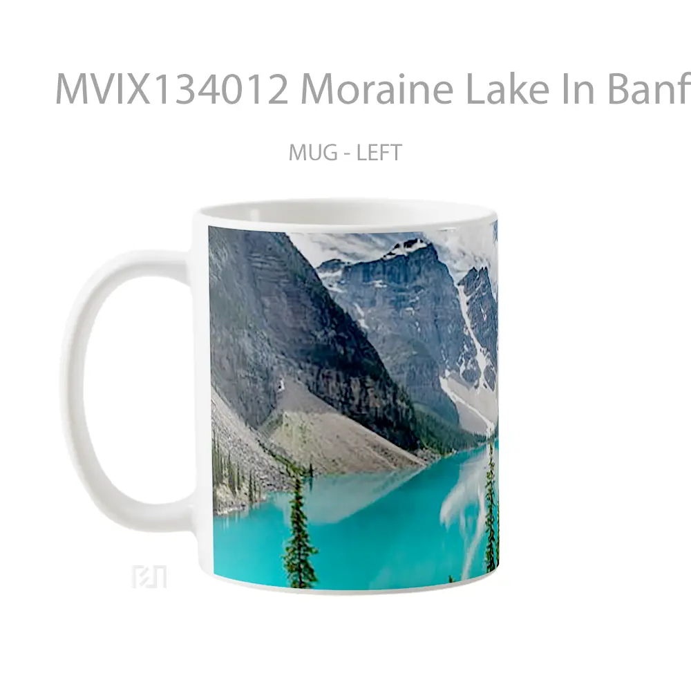 Mug Moraine Lake In Banff National Park Gelas Pemandangan Alam - All-side / Desain