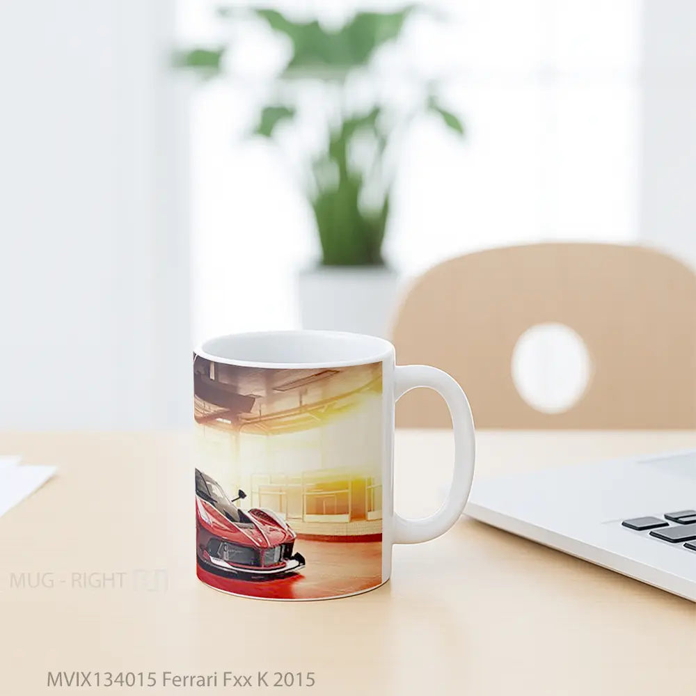 Mug Ferrari Fxx K 2015 Cangkir Mobil - All-side / Desain