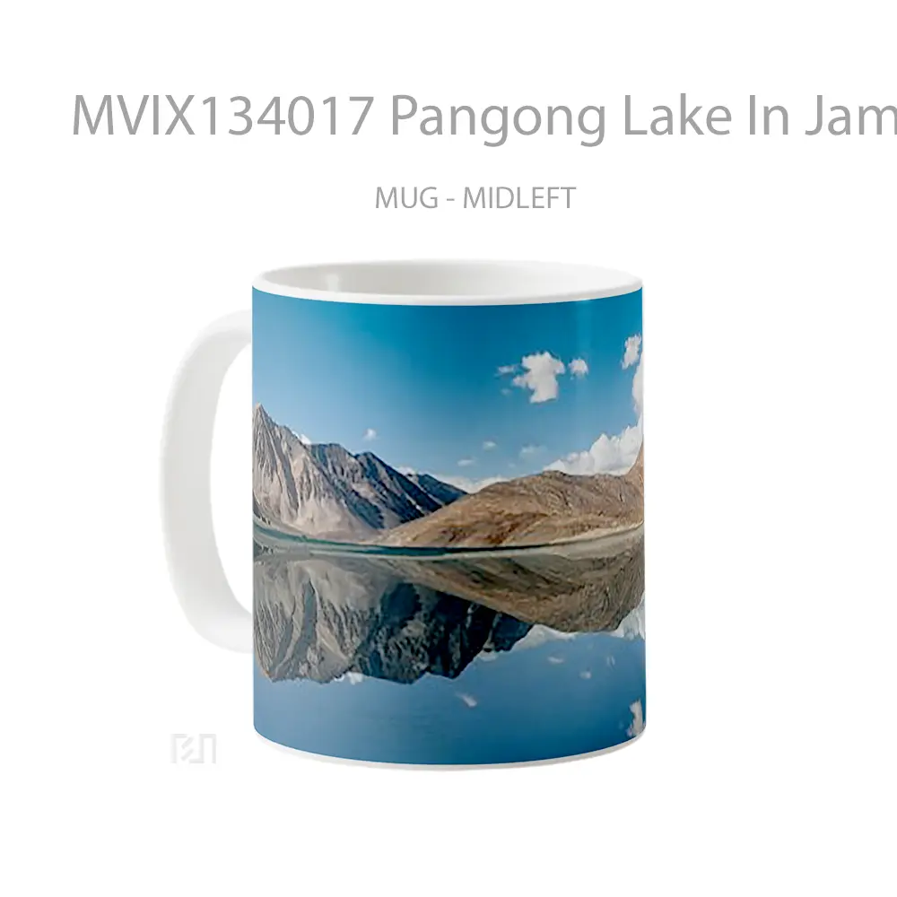 Mug Pangong Lake In Jammu And Kashmir Gelas Pemandangan Alam - All-side / Desain