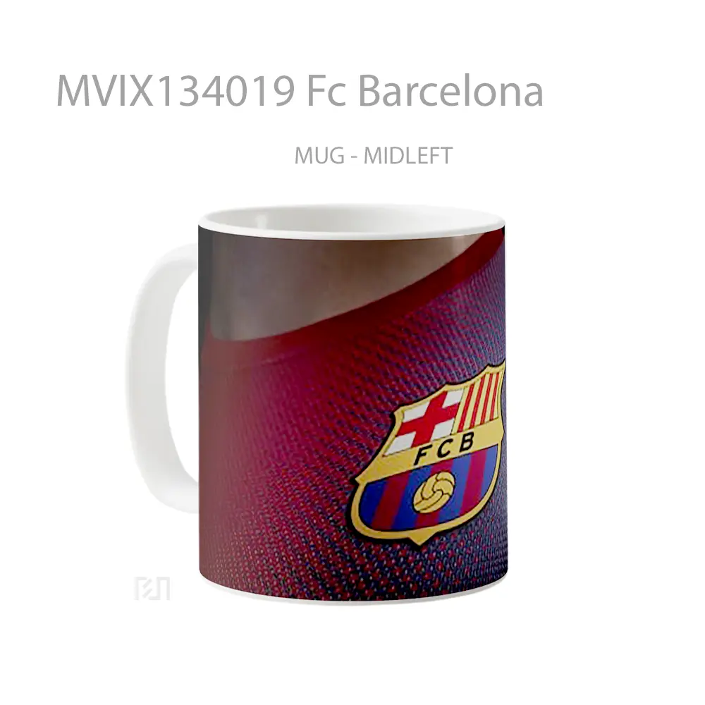 Mug Fc Barcelona Gelas Keramik Unik - All-side / Desain