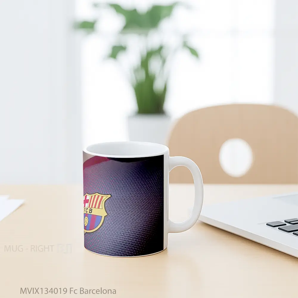 Mug Fc Barcelona Gelas Keramik Unik - All-side / Desain
