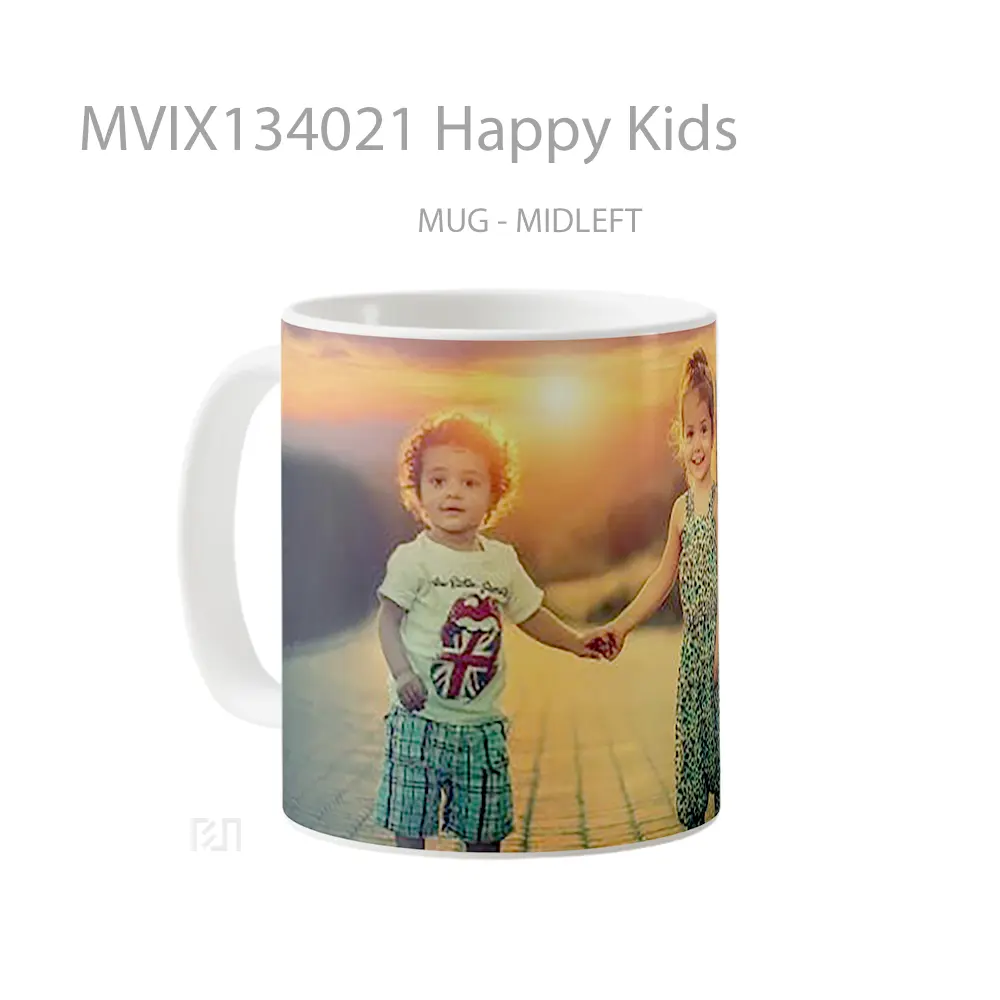 Mug Happy Kids Gelas Keramik Unik - All-side / Desain