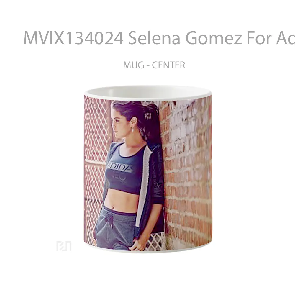 Mug Selena Gomez For Adidas Gelas Selebriti