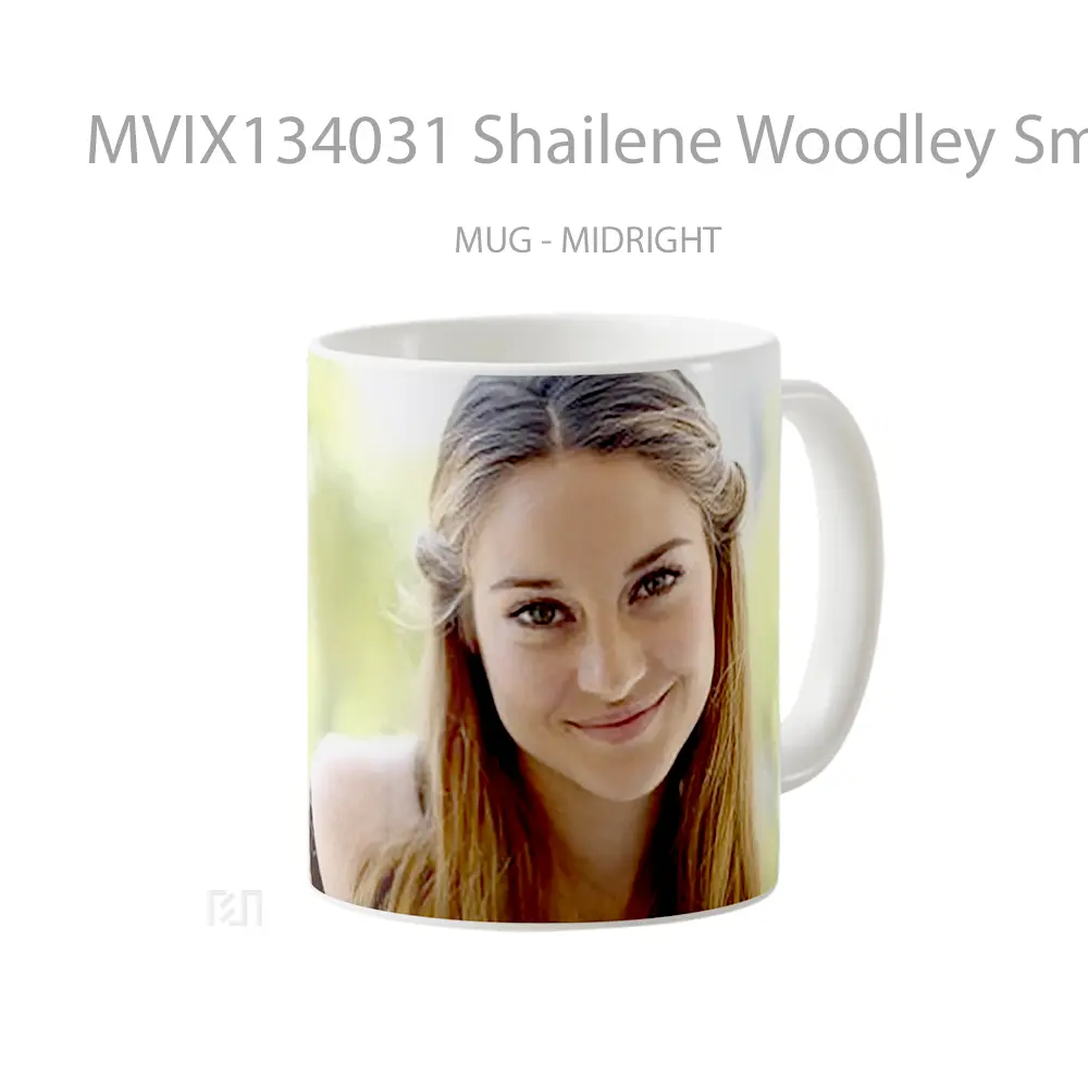 Mug Shailene Woodley Smiling Gelas Keramik Unik - All-side / Desain
