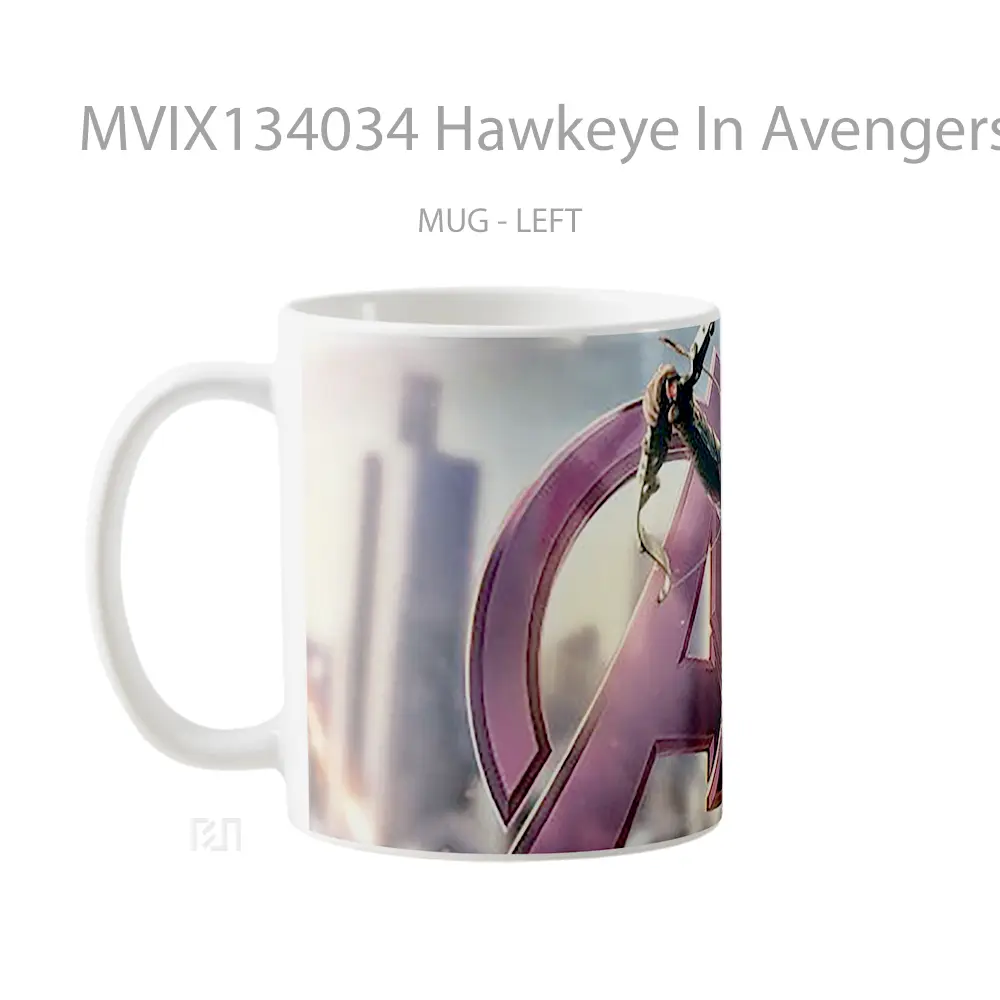 Mug Hawkeye In Avengers Gelas Superhero - All-side / Desain