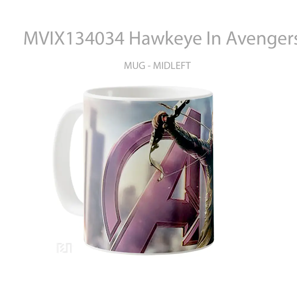 Mug Hawkeye In Avengers Gelas Superhero - All-side / Desain