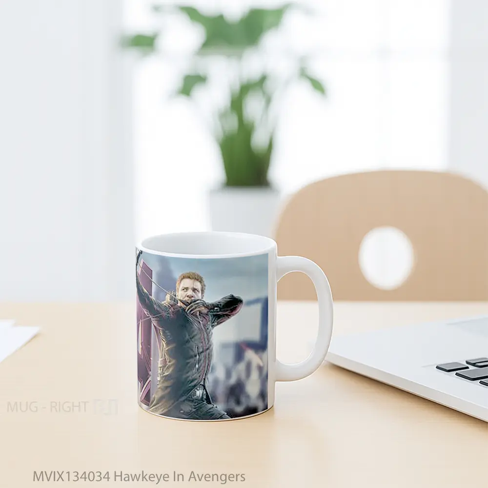 Mug Hawkeye In Avengers Gelas Superhero - All-side / Desain