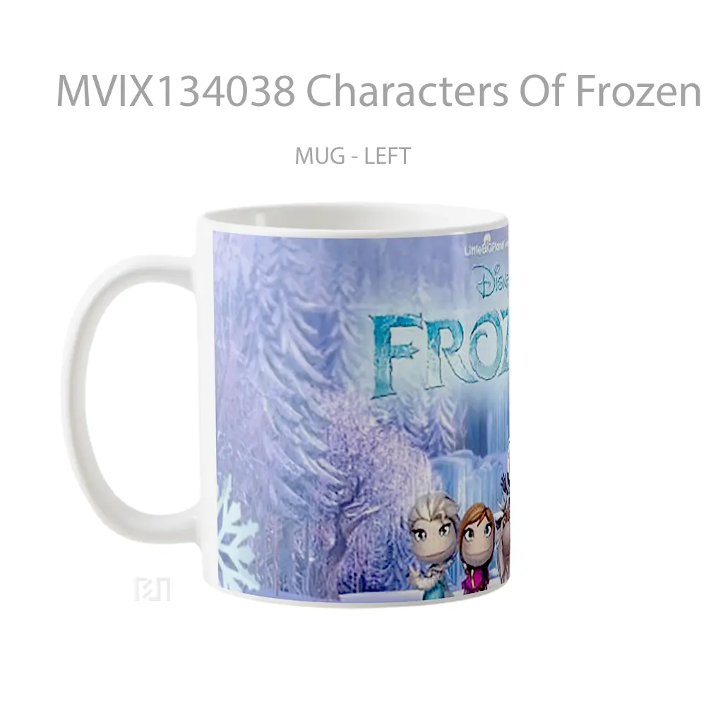 Mug Characters Of Frozen In Littlebigplanet Gelas Keramik Unik - All-side / Desain