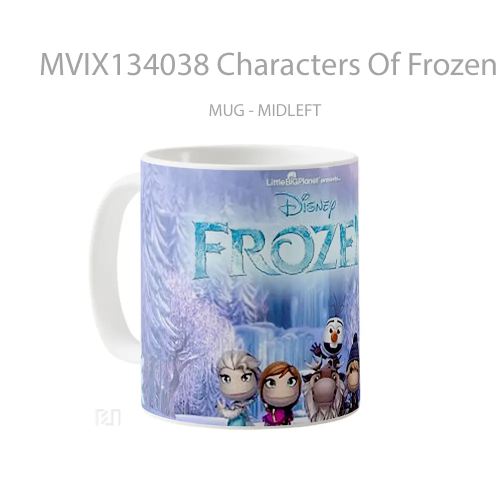 Mug Characters Of Frozen In Littlebigplanet Gelas Keramik Unik - All-side / Desain
